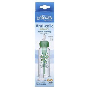 Dr. Brown's, Natural Flow&reg;, Options+&trade;, Anti-colic Bottle To Sippy Starter Kit, 6 Months +, 5 Piece Kit купить в Киеве и Украине