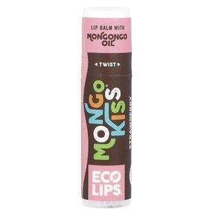 Eco Lips, Mongo Kiss, бальзам для губ, полуниця й лаванда, 7 г (0,25 унції)