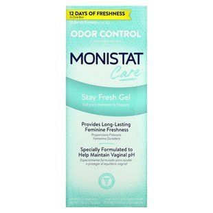 Monistat, Care, контроль запаха, гель Stay Fresh, 4 предварительно заполненных геля-аппликатора, по 2,3 г (0,08 унции) купить в Киеве и Украине