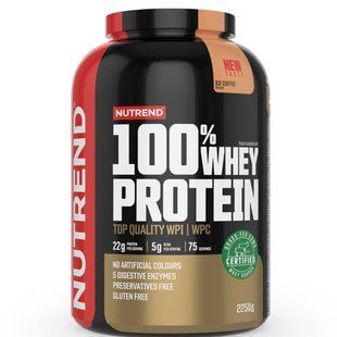 100% Сывороточный протеин вкус айс кофе Nutrend (100% Whey Protein) 2,25 кг купить в Киеве и Украине