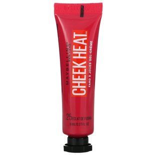Maybelline, Cheek Heat, gel-cream-blush, fuchsia spark, 0.27 liquid ounces (8 ml).