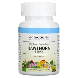 Боярышник ягоды Eclectic Institute (Hawthorn Berry) 500 мг 90 капсул купить в Киеве и Украине