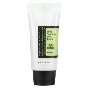 Cosrx, Успокаивающий крем с алоэ, PA+++, SPF 50+, 1,69 ж. унц. (50 мл) купить в Киеве и Украине