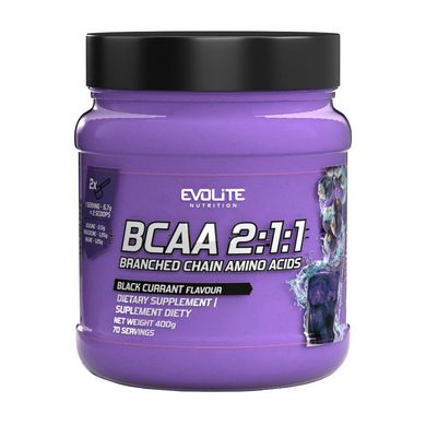 BCAA 2:1:1 Evolite Nutrition 400 g black currant купить в Киеве и Украине