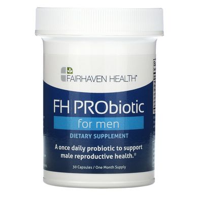 Fairhaven Health, FH PRObiotic для чоловіків, 30 капсул