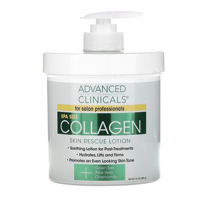 Колаген, лосьйон для догляду за шкірою, Advanced Clinicals, 16 унцій (454 г)