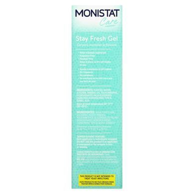 Monistat, Care, odor control, gel Stay Fresh, 4 pre-filled gel applicators, 2.3 g (0.08 oz) each.
