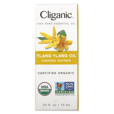 Ефірна олія іланг-іланг Cliganic (100% Pure Essential Oil Ylang Ylang) 10 мл