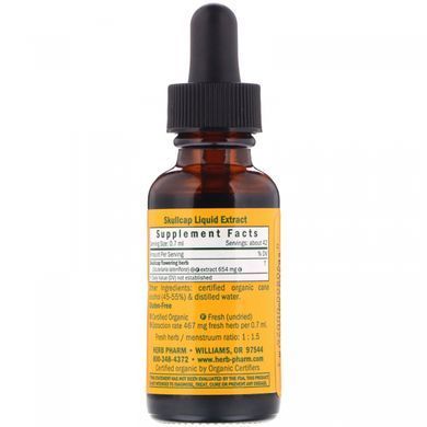 Skullcap Organic Extract Herb Pharm (LLC Skullcap) 30 ml