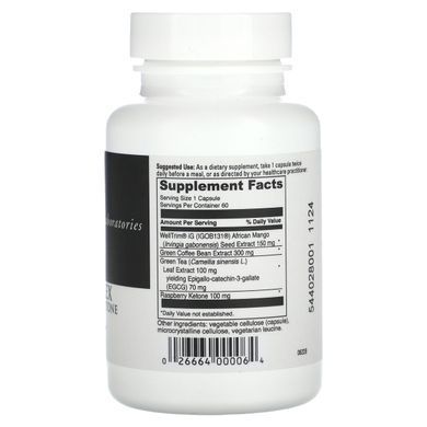 DaVinci Laboratories of Vermont, Mango-Plex with Raspberry Ketone, 60 Capsules купить в Киеве и Украине