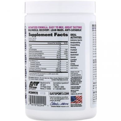 Branched Chain Amino Acids Flexx, Rainbow Candy, GAT, 13.7 oz. (390 g)