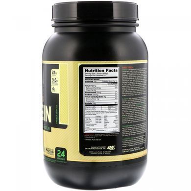Gold Standard 100% Casein, Natural Flavor, French Vanilla, Optimum Nutrition, 2 Pounds (907 g)