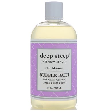 Bubble Bath, Бузок в цвіту, Deep Steep, 17 рідких унцій (503 мл)