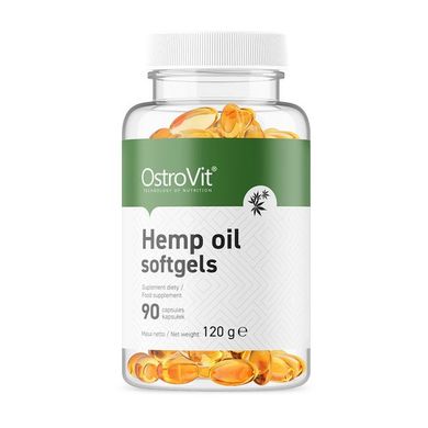 Hemp Oil Softgels OstroVit 90 caps