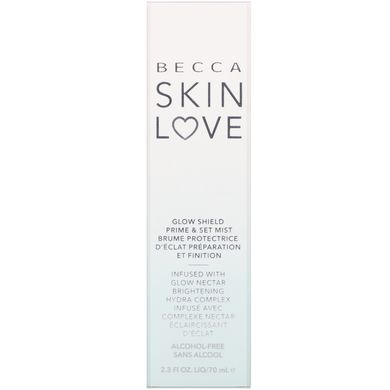 Крем, Skin Love, Glow Shield, Prime & Set Mist, Becca, 2,3 унции (70 мл)