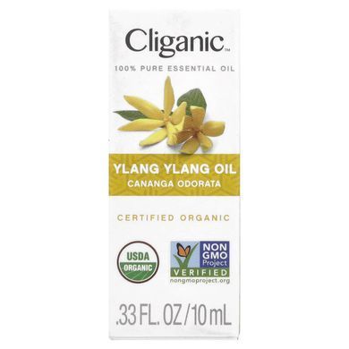 Ефірна олія іланг-іланг Cliganic (100% Pure Essential Oil Ylang Ylang) 10 мл