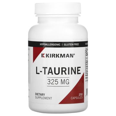 Таурин Kirkman Labs (L-таурин) 325 мг 250 капсул