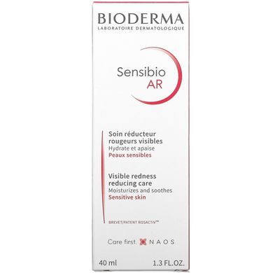 Bioderma, Sensibio, засіб від почервоніння, 1,3 рідкої унції (40 мл)