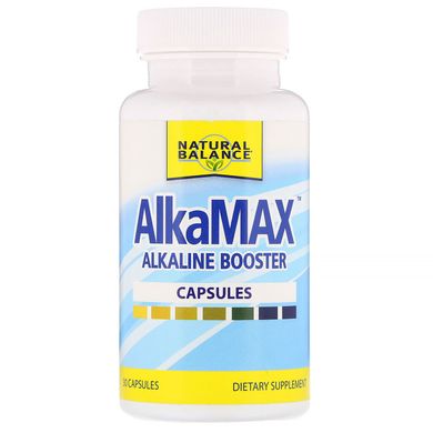 AlkaMax, щелочной усилитель, Natural Balance, 30 капсул купить в Киеве и Украине