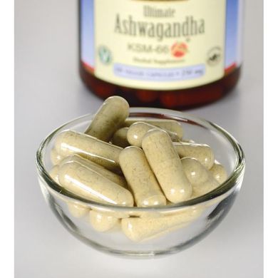 Final Ashwagandha KSM-66, Ultimate Ashwagandha KSM-66, Swanson, 250 mg, 60 capsules.