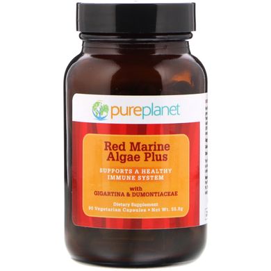 Червоні водорості Pure Planet (Red Marine Algae Plus) 500 мг 90 капсул