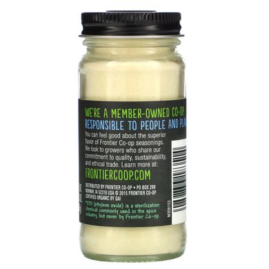 Чеснок порошок органик Frontier Natural Products (Garlic) 66 г купить в Киеве и Украине