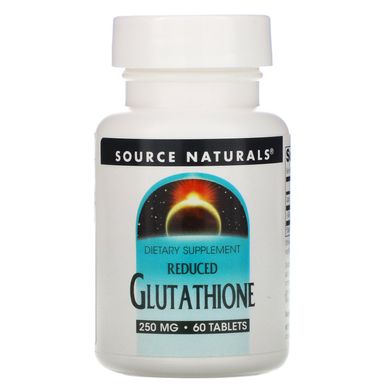 Глутатіон Source Naturals (Reduced Glutathione) 250 мг 60 таблеток