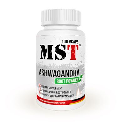 Ashwagandha Root Powder MST 100 veg caps