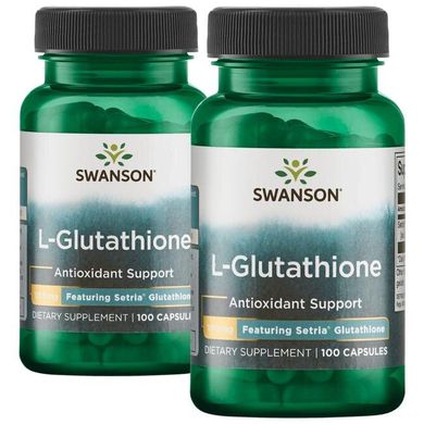 L-Глутатіон, L-Glutathione, Swanson, 100 мг, 200 капсул