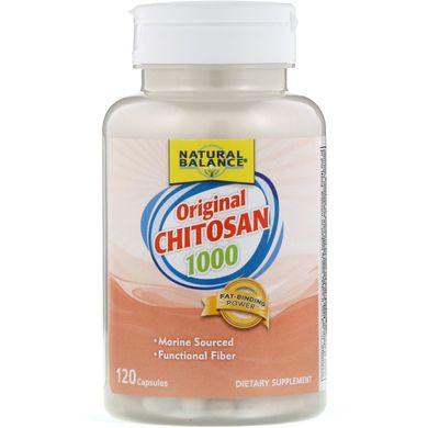 Хитозан Natural Balance (Original Chitosan) 250 мг 120 капсул купить в Киеве и Украине