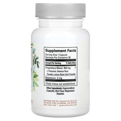 Quantum Health, Sleep, мелатонін, 30 капсул