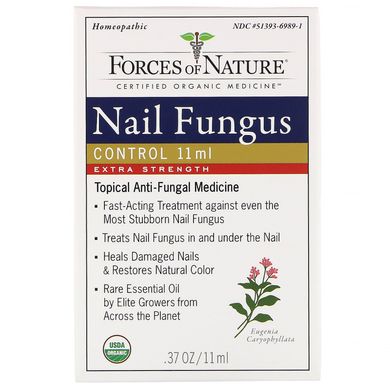 Засіб від грибка нігтів Nail Fungus Control, з підвищеною силою дії, Forces of Nature, 11 мл