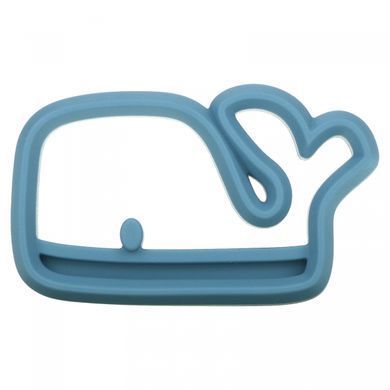 Itzy Ritzy, Chew Crew, silicone teether, from 3 months, whale, 1 teether.