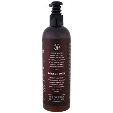 artnaturals, Argan Oil Leave-In Conditioner, For Dry, Damaged, Brittle Hair, 12 fl oz (355 ml)