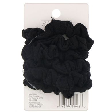 Маленькие резинки для волос черные Scunci (Mini Twisters Black) 6 штук купить в Киеве и Украине