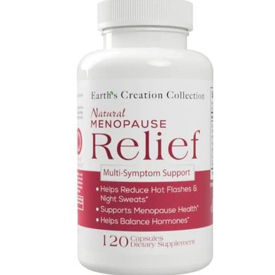 Вітаміни при менопаузі Earth Creation (Menopause Relief) 120 капсул