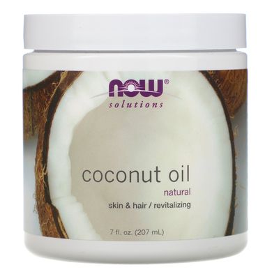 Кокосова олія Now Foods (Coconut Oil Natural) 207 мл