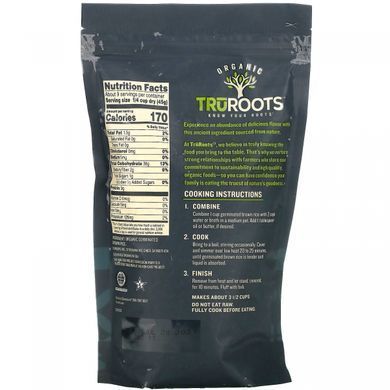 TruRoots, Органический пророщенный коричневый рис, без глютена, 14 унций (396 г) купить в Киеве и Украине