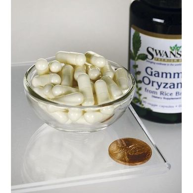 Гамма орізанол, Gamma Oryzanol from Rice Bran, Swanson, 60 мг, 90 капсул