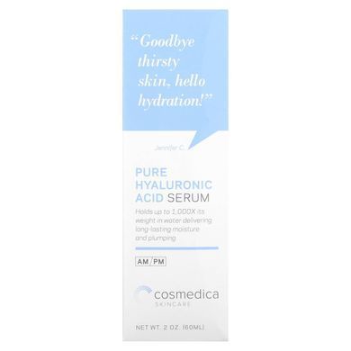 Чиста сироватка з гіалуроновою кислотою Cosmedica Skincare (Pure Hyaluronic Acid Serum) 60 мл