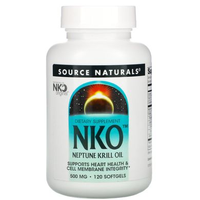 Масло криля Source Naturals (Neptune Krill Oil) 500 мг 120 капсул