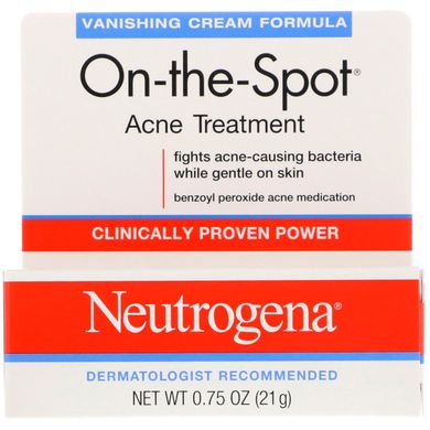 Засіб для лікування вугрів та акне Neutrogena (On-the-Spot Acne Treatment) 21 г