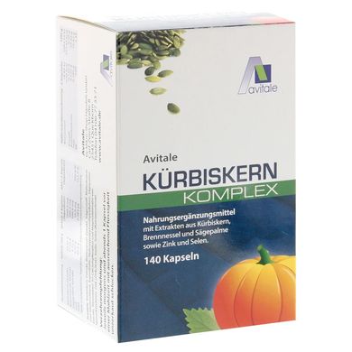 Насіння гарбуза комплекс для простати Avitale (Kürbiskern Komplex/Pumpkin Seeds Complex For The Prostate) 140 капсул