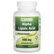 Альфа-ліпоєва кислота Best Naturals (Alpha Lipoic Acid) 600 мг 120 капсул фото