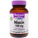 Вітамін В3 ніацин Bluebonnet Nutrition (Niacin) 100 мг 90 капсул фото