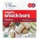 Батончики Mighty Snack Bars, полуниця, Plum Organics, 6 батончиків, 0,67 унцій (19 г) кожен фото