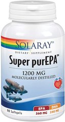 Рыбий жир Solaray (Super purEPA) 1200 мг 90 капсул купить в Киеве и Украине
