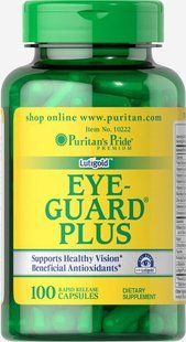 Eye Protection Plus, Eye Guard Plus, Puritans Pride, 100 capsules