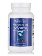 Аскорбат магнію, Magnesium Ascorbate, Allergy Research Group, 100 вегетаріанських капсул