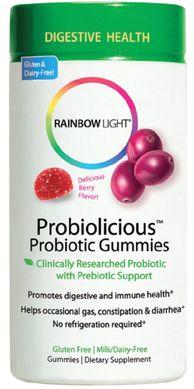 Пробіотики Rainbow Light (Probiolicious) 60 жувальних цукерок